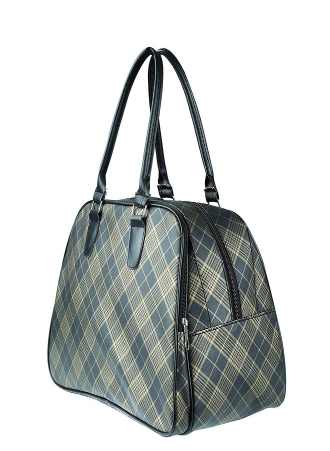 Concepta Faux Leather Weekender Shoulder Duffel Bag, Multicolor - Image 5